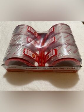 Packing Tape With Dispenser 1.88" x 72.2 Yds x 6 Rolls, 2.7 Mil, Clear